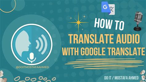 google voice translate audio